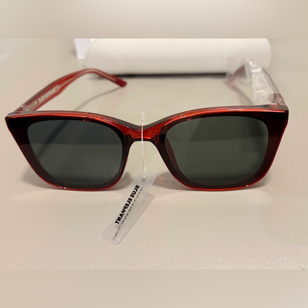 Blue Elephant Dark Red Sunglasses